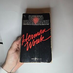 VTG 1980 War And Remembrance Herman Wouk Pocket Books Paperback USA WWII GUC 80s